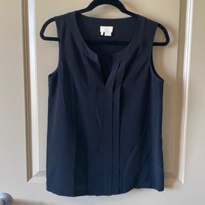 Kate Spade ♠️ Black sleeveless silk blouse